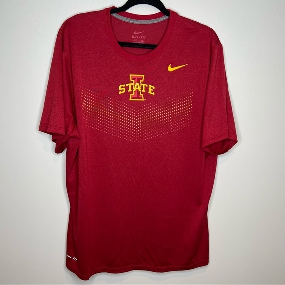 Nike‎ Dri fit ISU men’s short sleeve top size XL - Picture 1 of 6